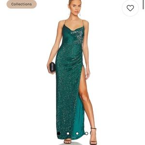 Retrofête Katya Sequined Maxi Dress